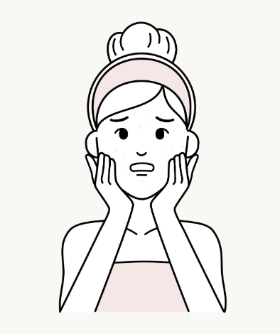 肌悩みのイメージ